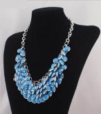 Maxi Colar - Preto - Branco - Colorido - Azul