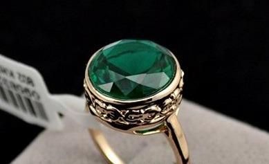 Anel Pedra Verde