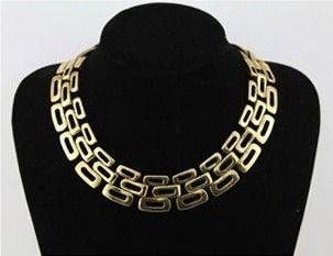 Maxi Colar - Ouro Envelhecido Ou Prateado